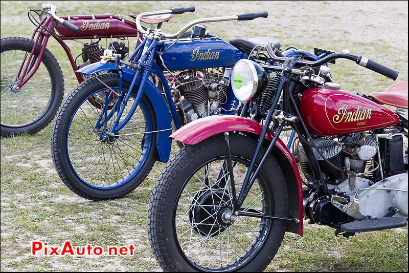 Motos Indian, journee moto ancienne Autodrome de Montlhery