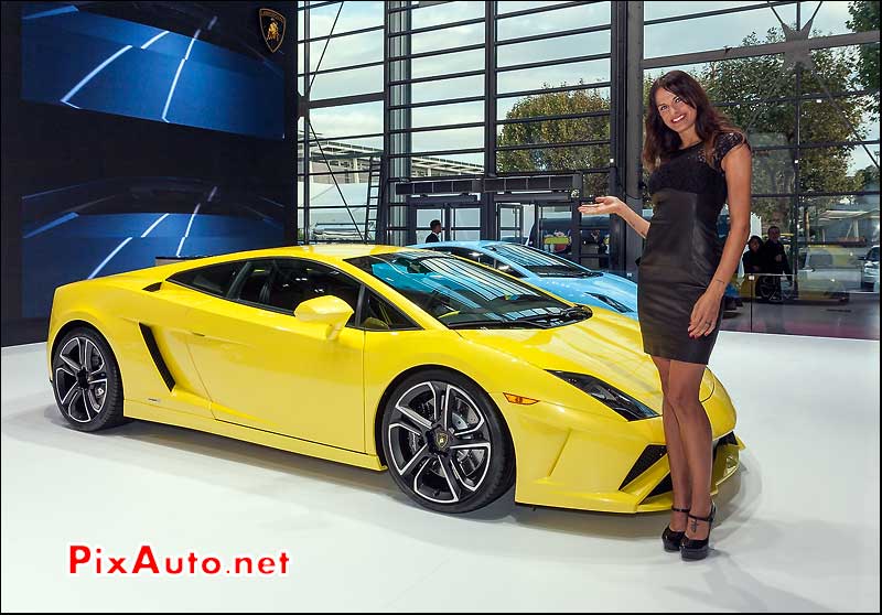 news Lamborghini Gallardo LP560-4 et hotesse mondial automobile