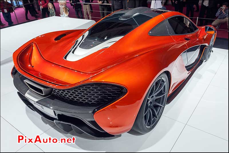 news concept McLaren P1 arriere mondial automobile 2012
