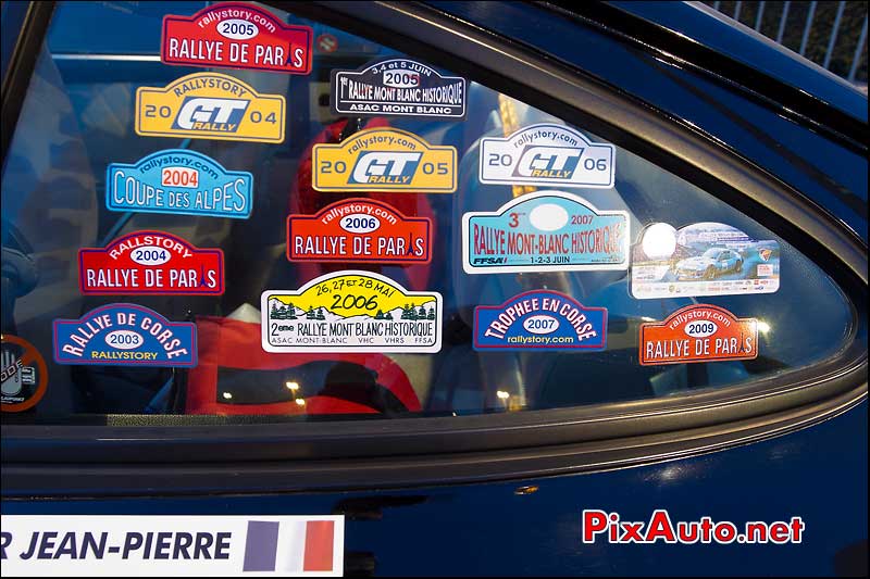 Stikers Rallyes voitures