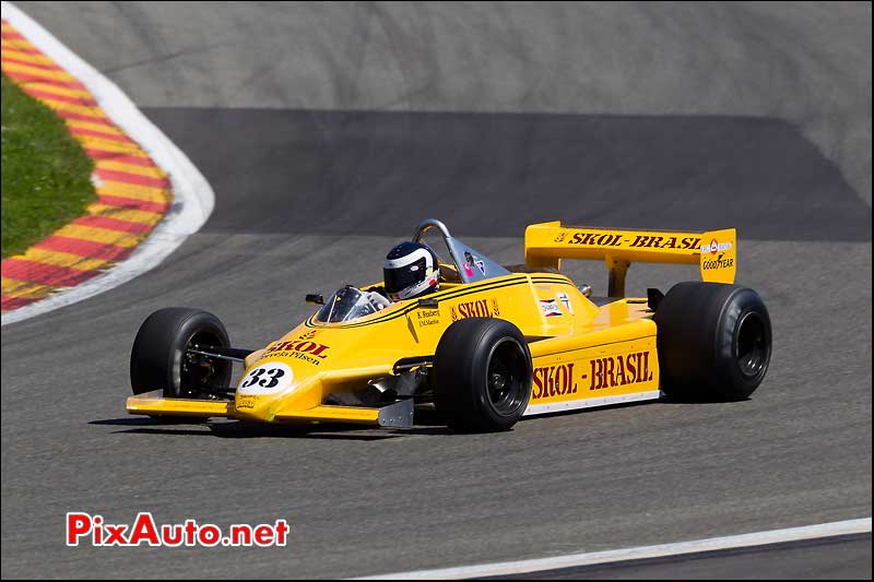 formule1 fittipaldi f8 de 1981 courbe bruxelles spa-francorchamps