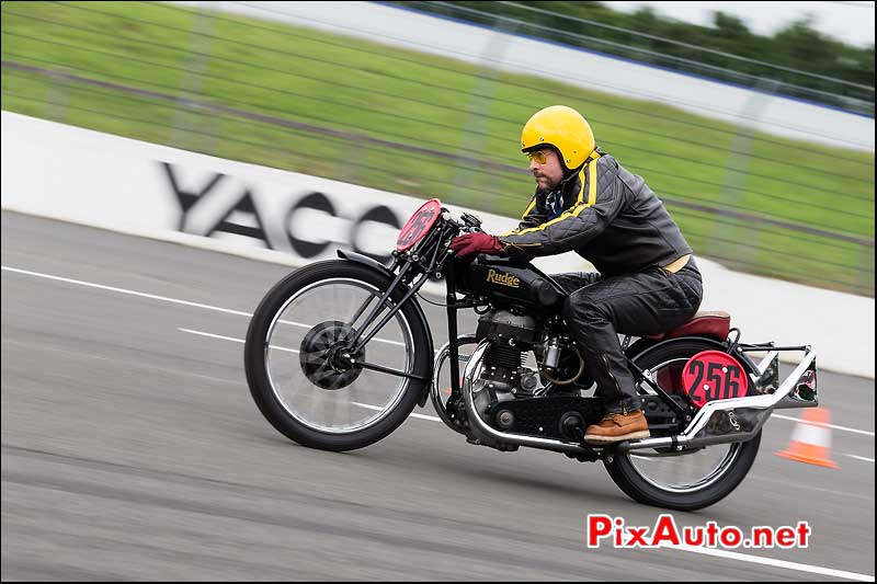 Sprint Vintage Rudge Motorcycle, cafe-racer-festival 2013, circuit Linas-Montlhery
