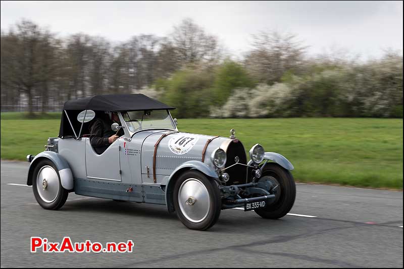 Bugatti T44GS, vintage revival montlhery 2013