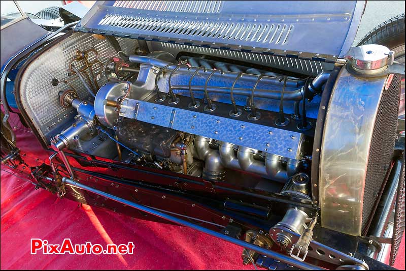 moteur Bugatti T59GP,  vintage revival montlhery