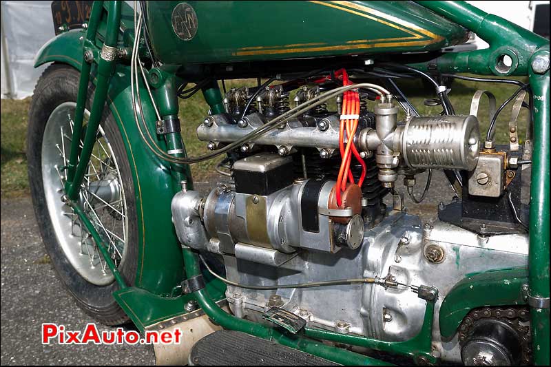 moto FN 4 cylindres, vintage revival montlhery 2013