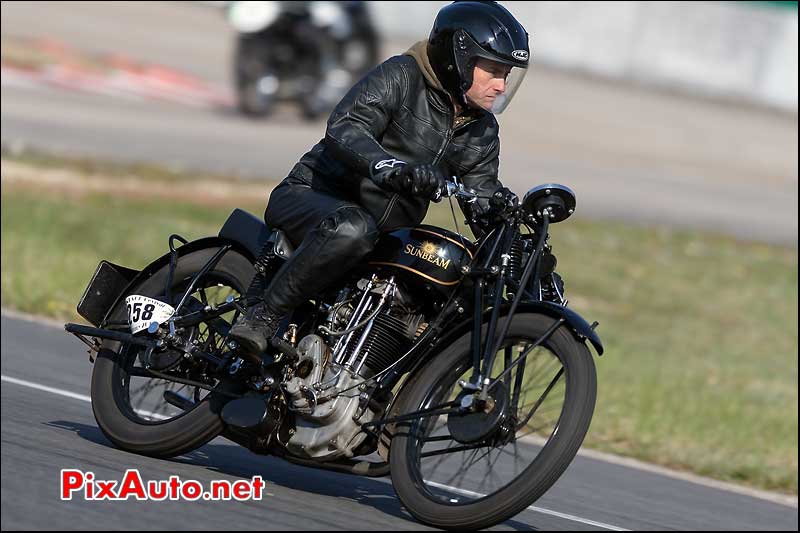 moto Sumbeam M90, vintage revival montlhery