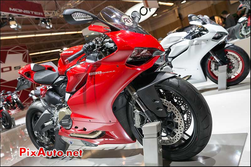 Ducati 899 Panigale rouge, Salon-de-la-moto Paris 2013