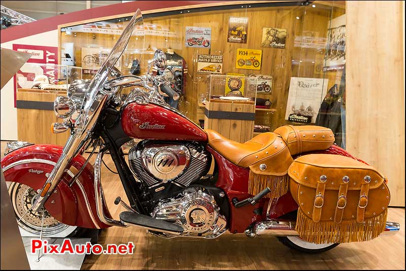 Indian Chief Vintage red, salon-de-la-moto Paris