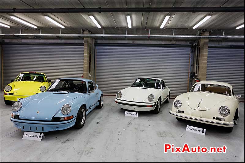 Porsche 911, expo vente Bonhams Spa-Classic 2013