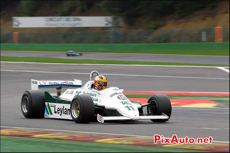 Formule1 Williams FW07/C, circuit Spa-Francorchamps