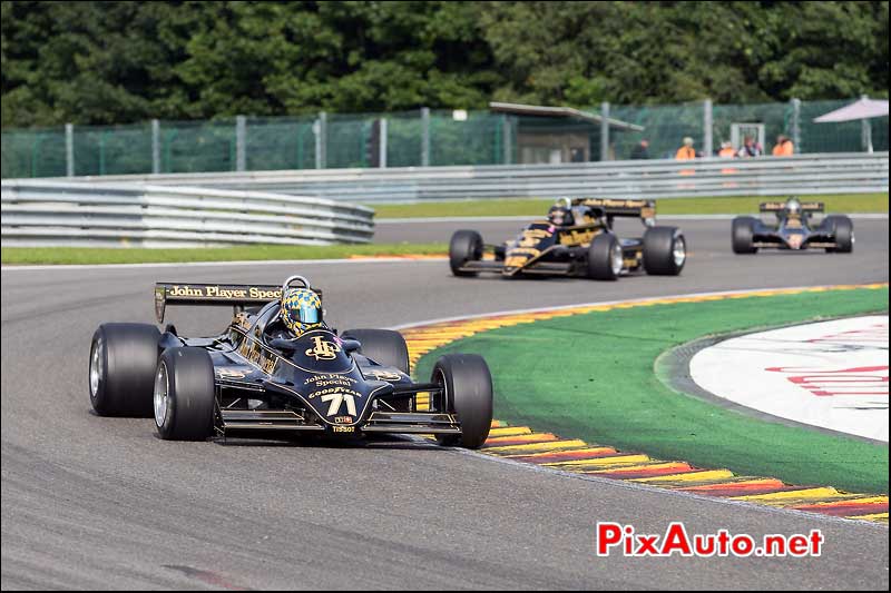 Formule1 Lotus 91, Lotus 79, circuit Spa-Francorchamps