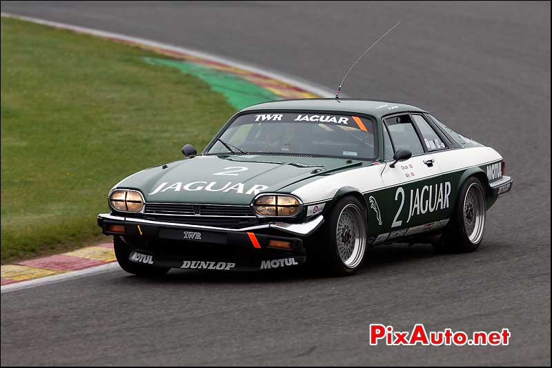 Jaguar XJS, raidillon circuit Spa-Francorchamps