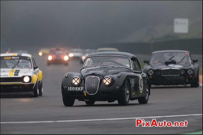 Jaguar XK150S, circuit Spa-Francorchamps