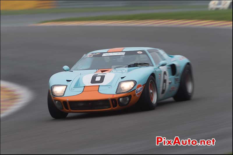 Ford GT40 gulf, circuit Spa-Francorchamps, S6H