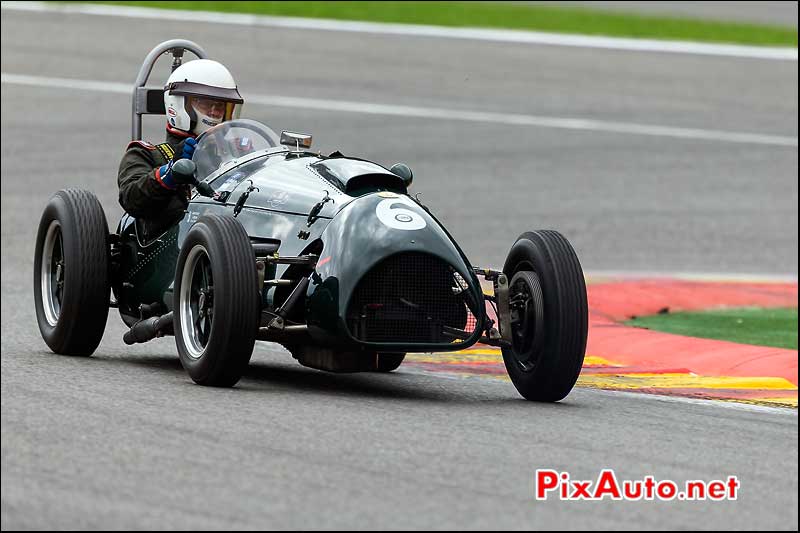 monoplace Cooper Bristol numero6, Historic-Grand-Prix-Cars-Association Spa-Francorchamps