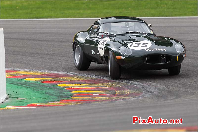 Jaguar e-type numero135, Master Touring Cars, Spa-Francorchamps