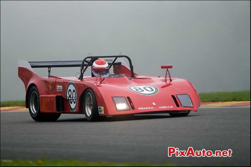 Prototype Abarth Osella PA1, circuit Spa-Francorchamps, S6H