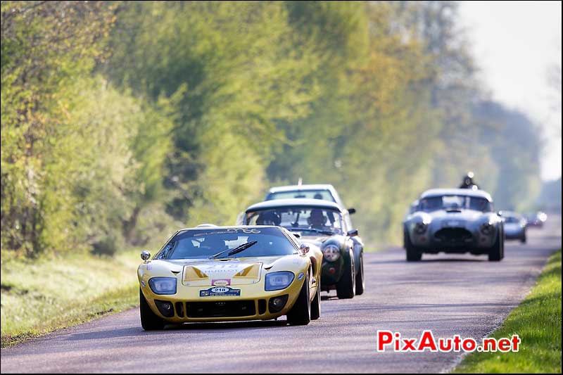 Ford GT40, n218, domaine Chambord, Tour Auto 2013