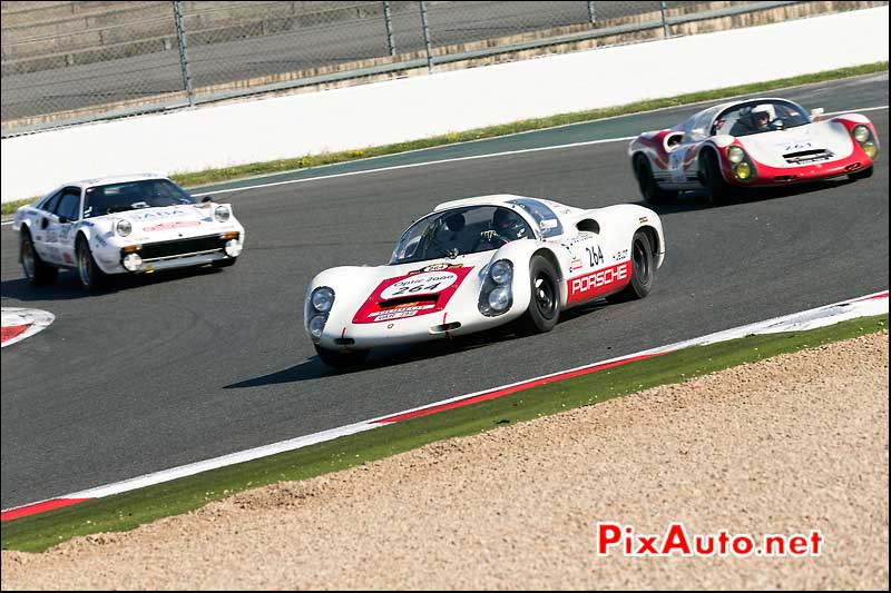 Porsche 910, n264, Circuit Magny-Cours Tour Auto 2013
