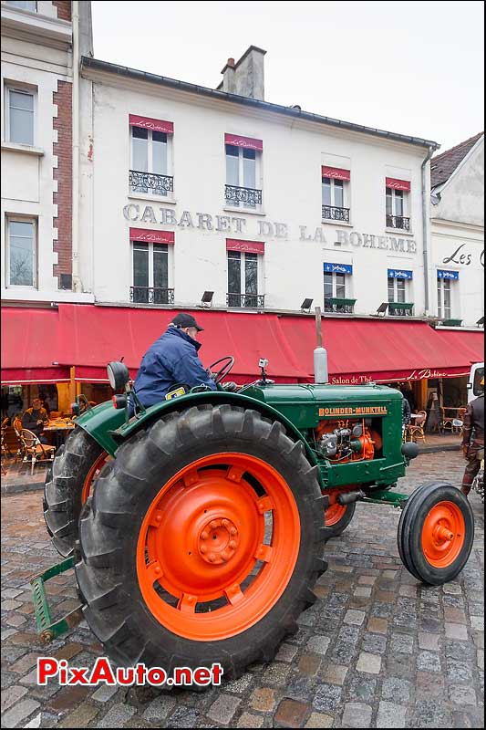 tracteur bolinder-munktell, traversee de paris 2013