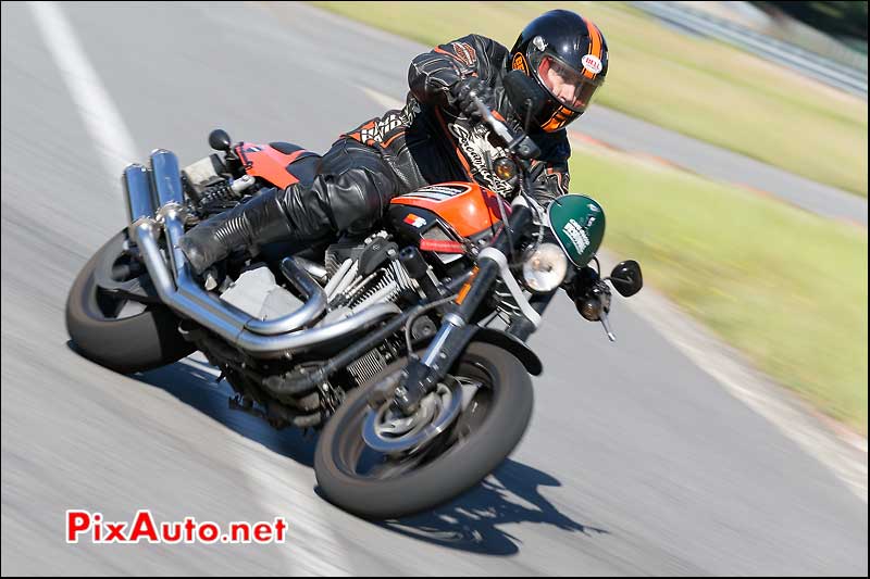 Moto Stock Harley-Davidson XR1200 Chicane Nord, Circuit Linas-Montlhery