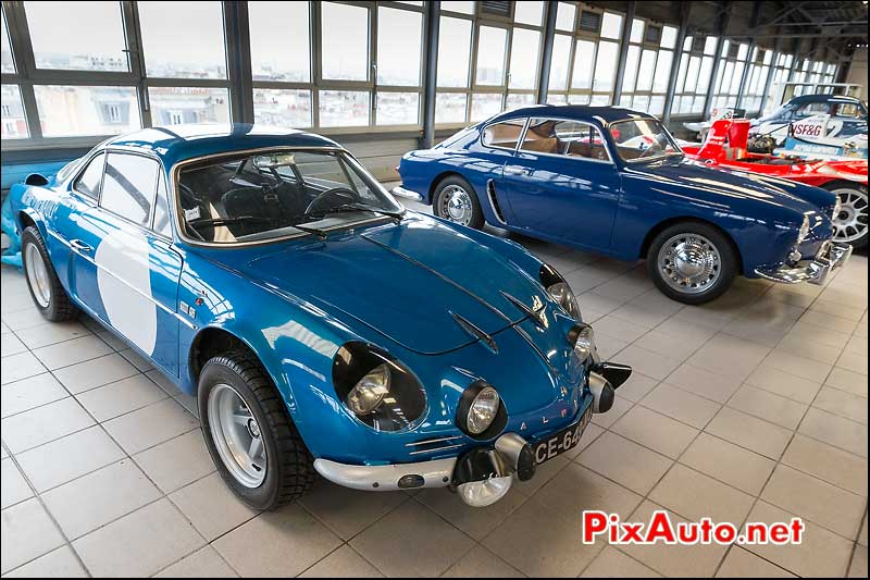 Alpine A110 1300s et The Marquis, musee jean-charles redele