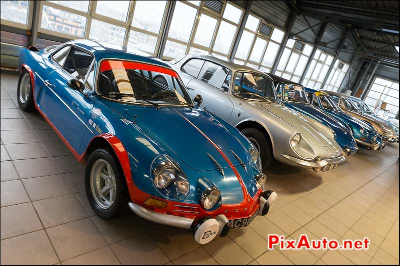 Berlinette A110 1600s et a110 GT4, musee jean-charles redele