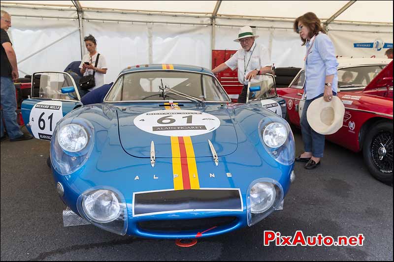 Alpine A210 au paddock, Le Mans Classic 2014