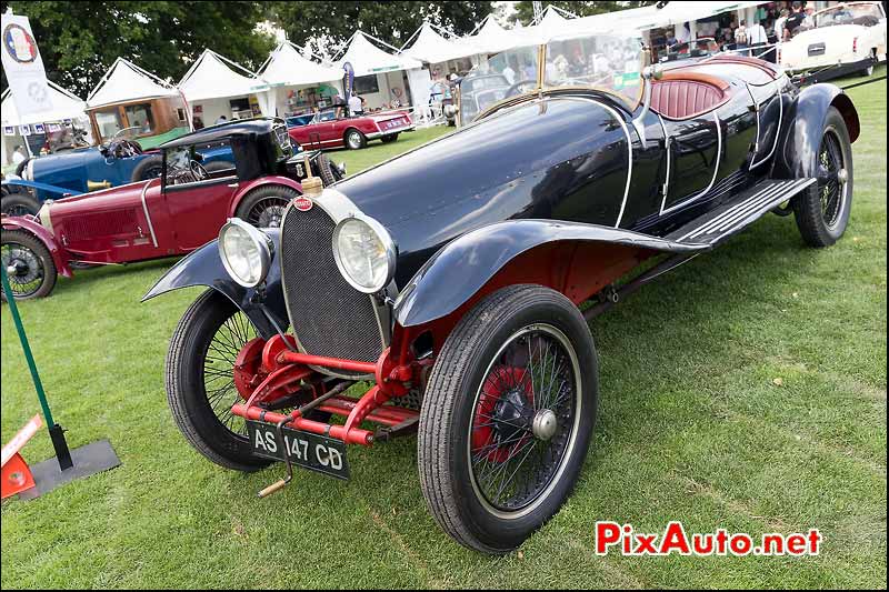 Bugatti T30 Torpedo, hommage carrossier francais  Mans Classic