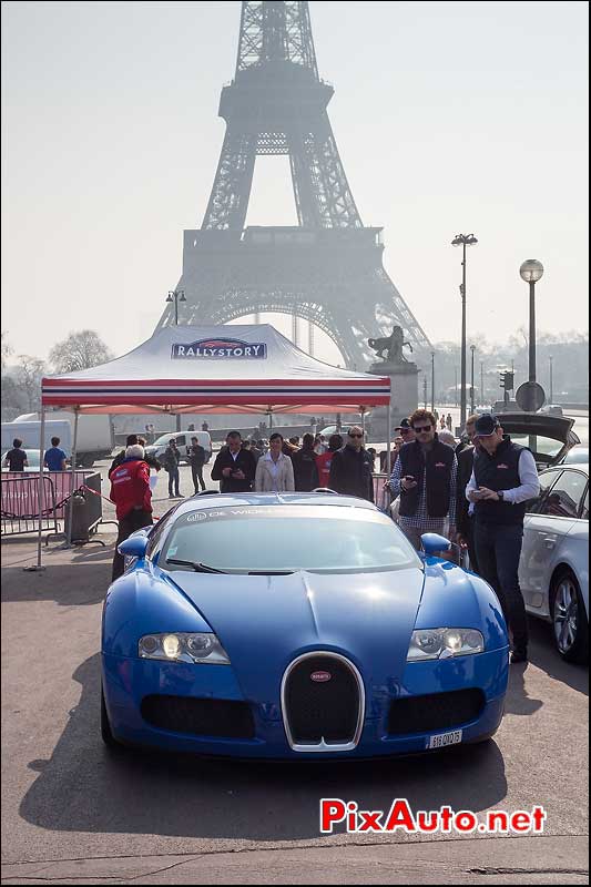 Bugatti Veyron, Eiffel Tower, 21e Rallye-de-Paris