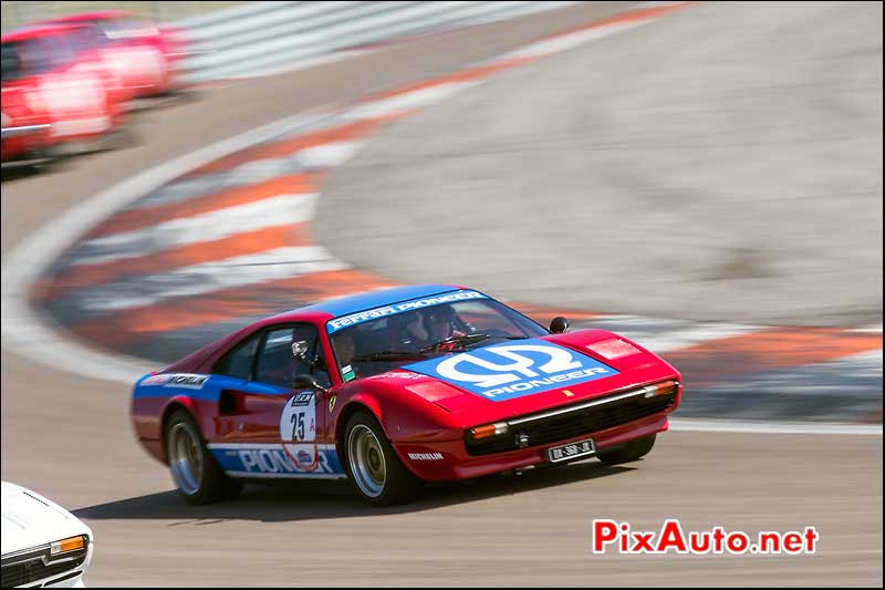 Ferrari 308GTS Pioneer #25, Circuit Dijon-Prenois, 21e Rallye-de-Paris