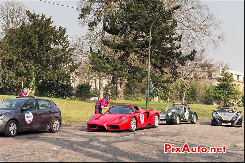 Ferrari Enzo #118 CP a Neuilly, 21e Rallye-de-Paris