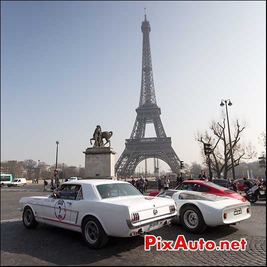 Ford Mustang #7, Tour Eiffel, 21e Rallye-de-Paris