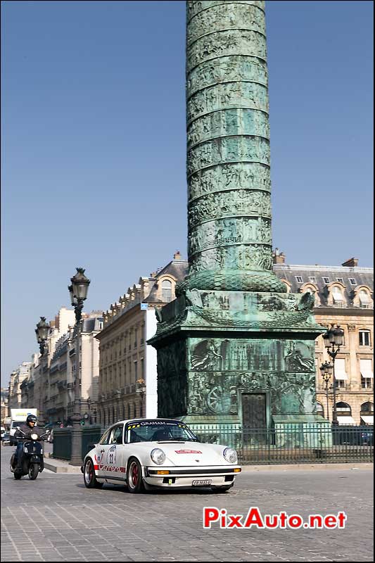 Porsche 911 Carrera #22, Colonne Vendome, 21e Rallye-de-Paris
