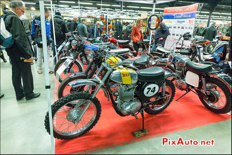 Salon Moto Legende, BSA sur Stand Legend Motorcycles