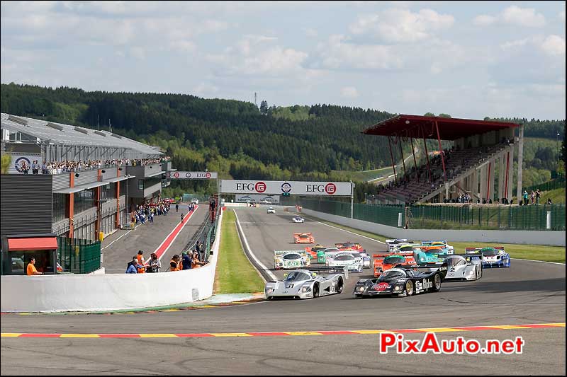 Spa-Francorchamps Start Race Group C, SPA-Classic 2014
