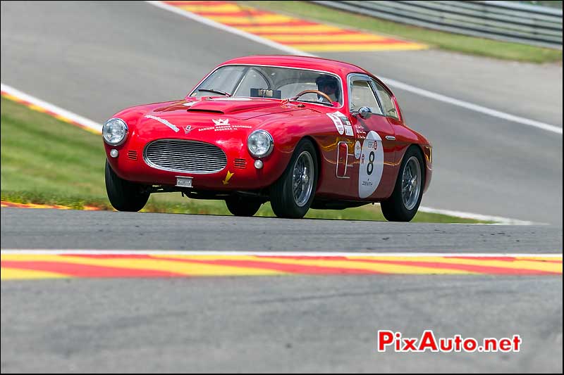 Fiat V8 Zagato, Trofeo-Nastro-Rosso SPA-Classic, raidillon Eau Rouge