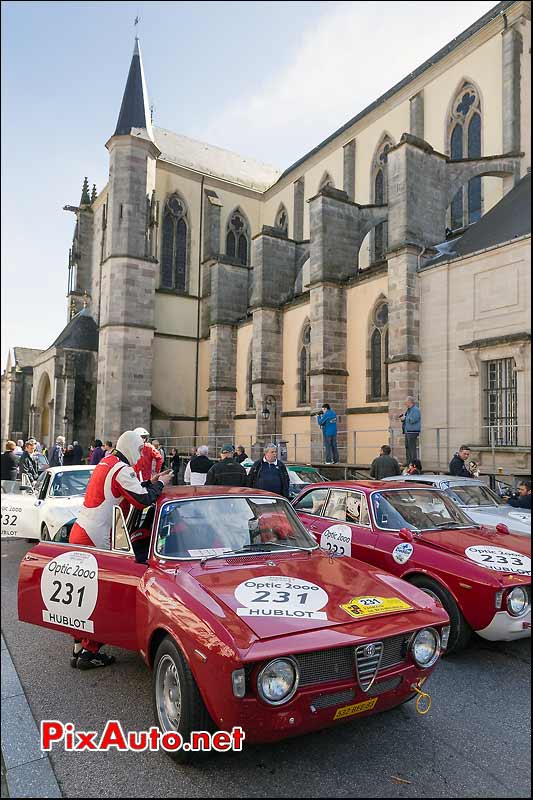 Alfa Romeo 1600 GTA, Abbaye de Remiremont, Tour-Auto-Optic-2000 