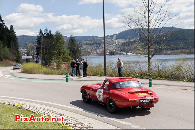 Jaguar E-Type, Lac Gerardmer, Tour-Auto-Optic-2000 
