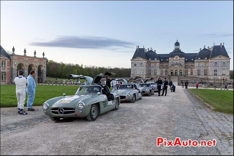 Mercedes-Benz 300SL Gullwing, Chateau de Vaux Le Vicomte, Tour-Auto-Optic-2000