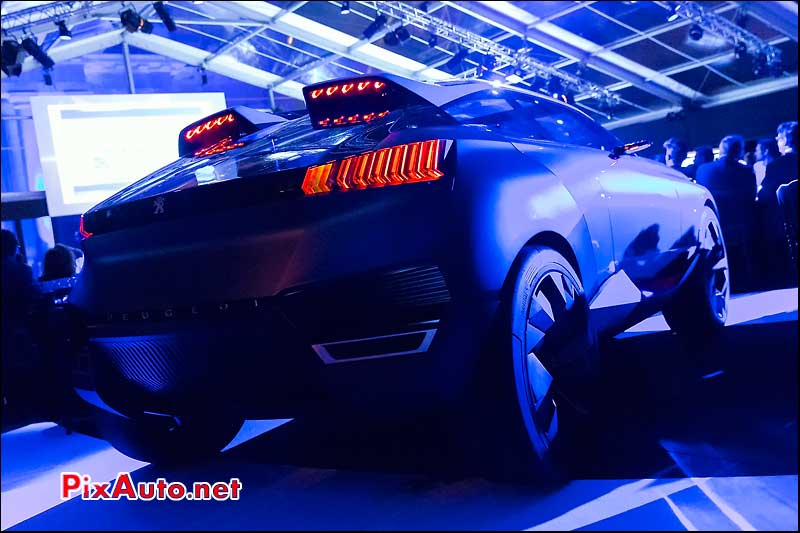 Exposition Concept-Cars, Peugeot Quartz Eclairage