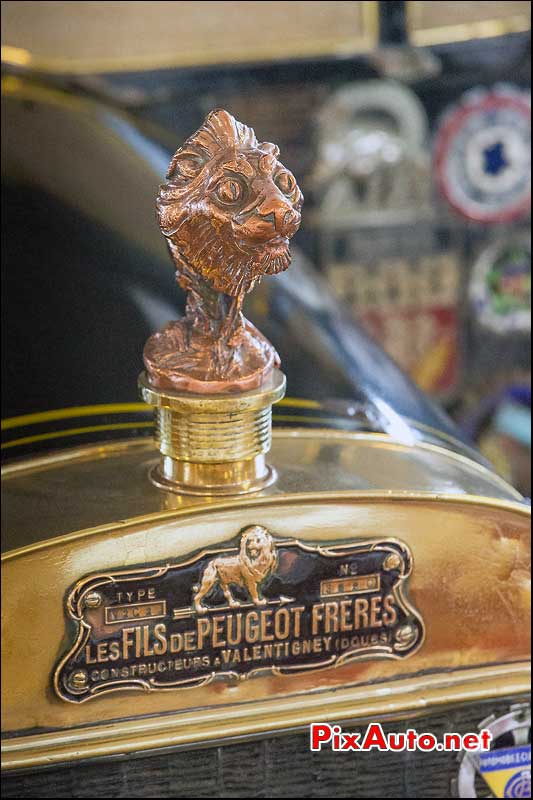 Musee-Automobile-Vendee, Mascotte Lion Peugeot Freres
