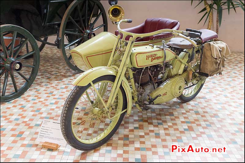 Musee-Automobile-Vendee, Side Car Harley-Davidson