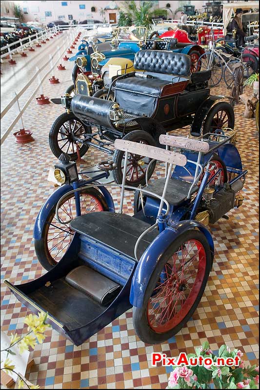 Musee-Automobile-Vendee, Tricyclecar Leon Bollee 1898