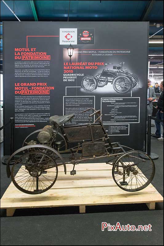 Salon-Moto-Legende 2015, Quadricycle Peugeot 1902