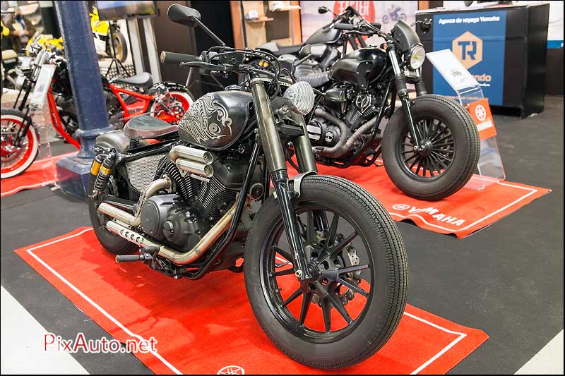 Salon-Moto-Legende 2015, Yamaha XV950 Blaise Dovifat