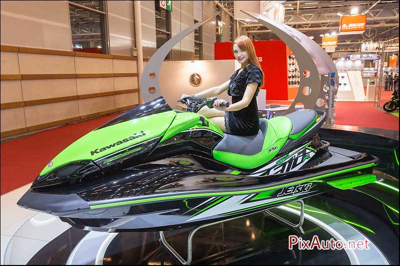 Salon-de-la-Moto, Hotesse Jetski Jt1500n Kawasaki