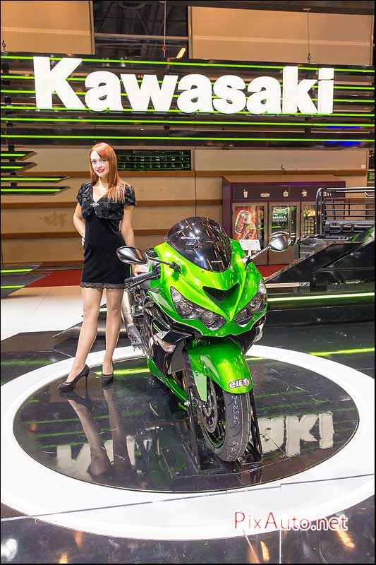 Salon-de-la-Moto, Hotesse Kawasaki ZZR 1400