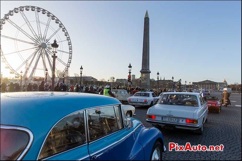 Traversee de Paris 2015, Place de la Concorde