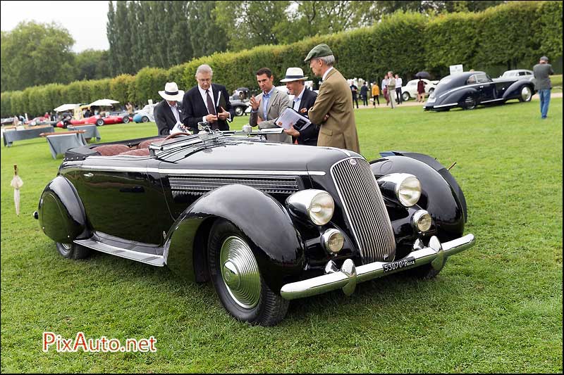 Chantilly-Arts-&-Elegance, Lancia Astura Cabriolet Bocca 1933